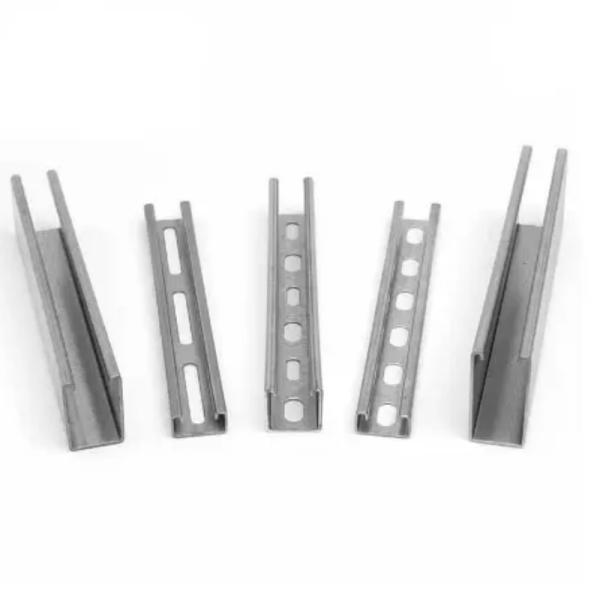 Hot Rolled Or Cold Rolled Slotted Metal Channel U C For Structural Framing Mounting