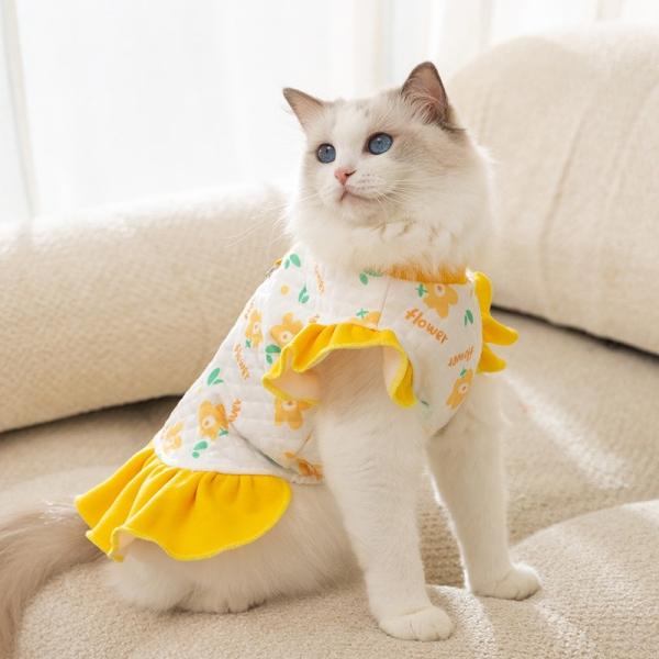 Glow In The Dark Pet Wear Clothing Button Free Design Summer Cat Clothes