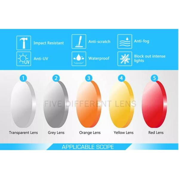 FuXing Anti Fog Clear Safety Glasses Anti Impact CE EN 166