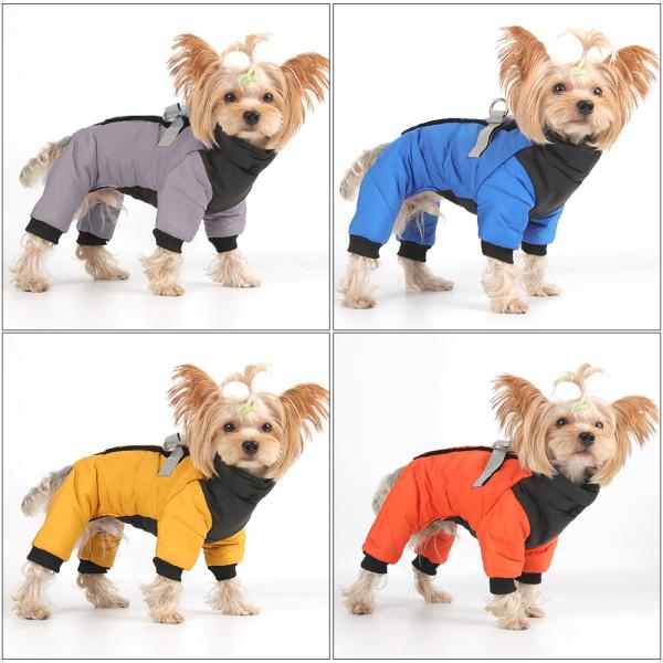 Ropa para mascotas cálida impermeable para perros abrigos de invierno chaquetas accesorios de ropa