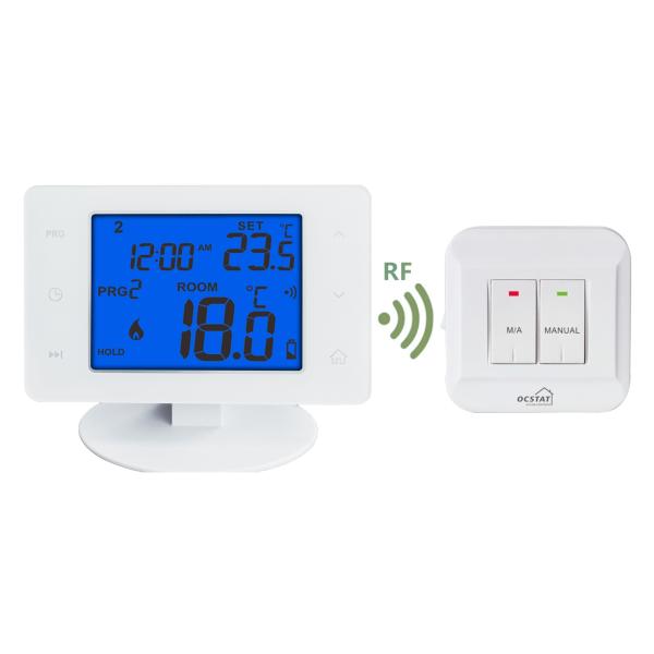 Écran tactile programmable sans fil de 6W Thermostat de chaudière à gaz
