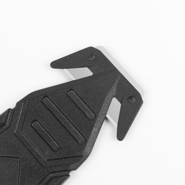 Customizable Plastic Handle Carbon Steel Blade Safety Carton Knife with Color Option