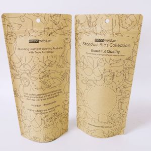 Food Snacks Packaging Compostable Package Zipper Bag Biodegradable Materials Plastic Bags PLA Paper Pouch Bag Ecofriendly Material Packaging Printing Offset Printing