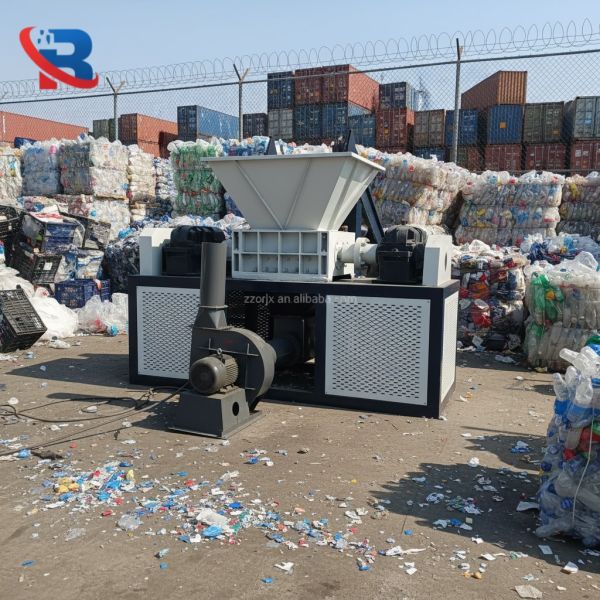 Plastic Shredder Machine Double Shaft for Plastic Scrap Crushing
