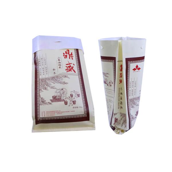 25LB 50LB Bopp Laminated WPP Bags Light Weight Anti - Slip PP Woven Grain Bags