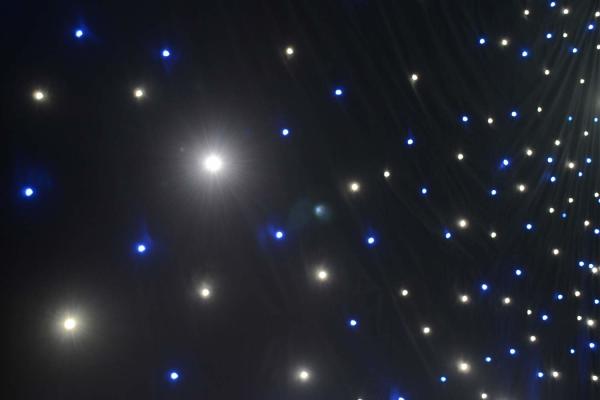 DJ Stage Background Starlight Backdrop Curtain For Disco Wedding Party