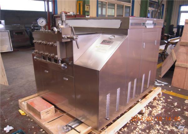 6000 L/H 30 Mpa 55 KW Dairy Homogenizer , Homogenizing Machine