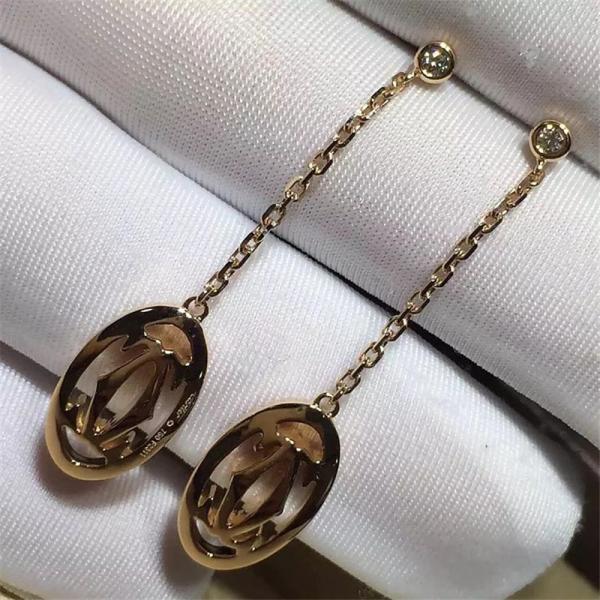 C Logo Earrings 18k gold  white gold yellow gold rose gold bracelet  Jewelry factory in Shenzhen, China