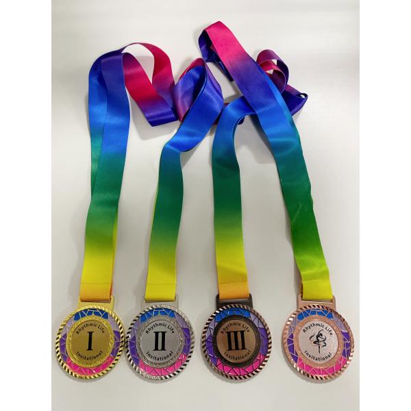 Custom Zinc Alloy Personalized Medal with 65mm Size and Soft Enamel/Die Cast Finish for Engraving