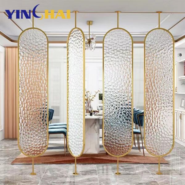 Salon Separator Stainless Steel Room Partition For 4 Fans And Soundproof
