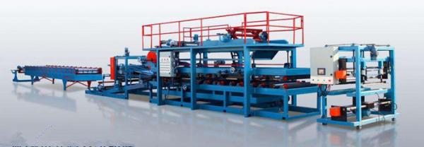 Eps / Rock Wool Sandwich Wall Panel Roll Forming Production Line / Machine