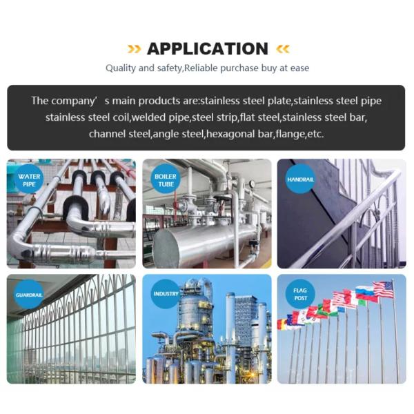 OD 6mm - 2500mm Stainless Steel Round Pipe Cold Rolled Steel Tube