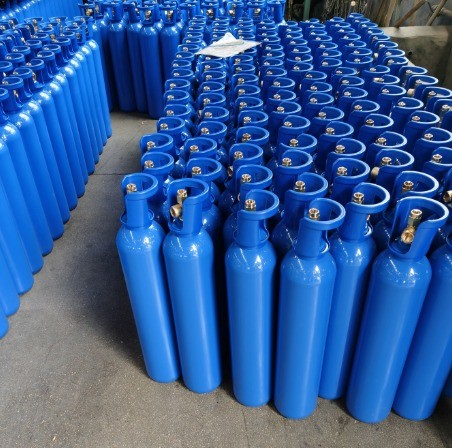ISO / DOT Certified Seamless Steel High Pressure Gas Cylinders Hot Sale