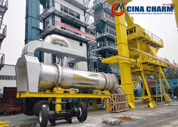 80 Ton Asphalt Batching Plant Mixing Plant Higher Heat Utilization Rate