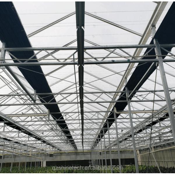 Large Film Greenhouse Farming Fully Automated Light Deprivation System For Agriculture