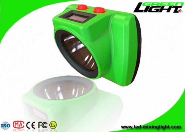 IP68 Rechargeable Led Hard Hat Light 25000lux ABS PC Material With Tracking System