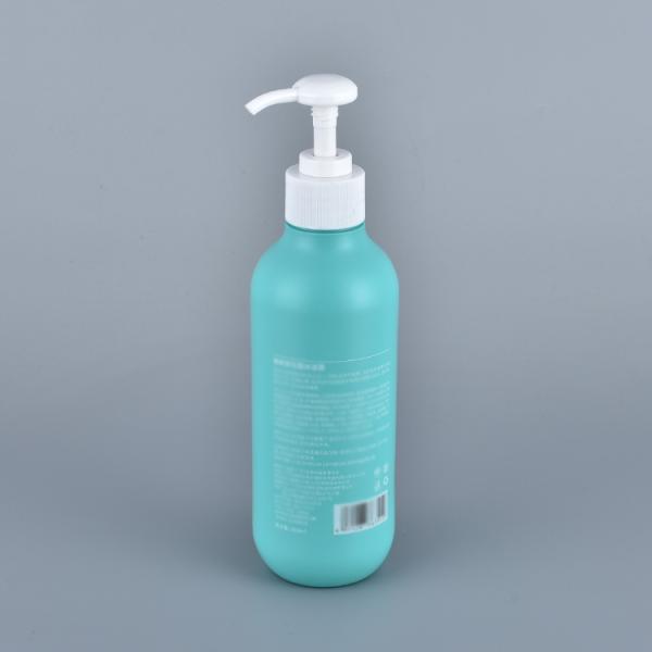 300ml Round HDPE Body Wash Pump Bottle With Hot Stamping Surface
