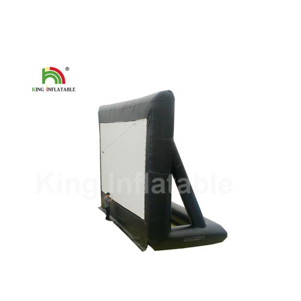 CE Custom Black PVC 10m Inflatable Projector Screen, Inflatable Outdoor Movie Screen