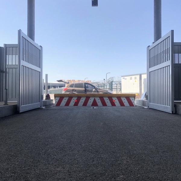 Sistema de bloqueio de estradas testado por impacto para proteção do perímetro 3M-6M comprimento 650mm altura