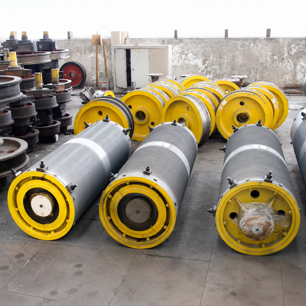 Professional Dynamic Balanced Steel Wire Rope Drum for Vibration-free Overhead Crane Operation