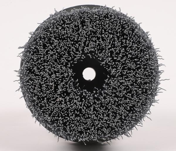 Brosses industrielles sur mesure Brosse à disque de fil abrasif pour le polissage industriel