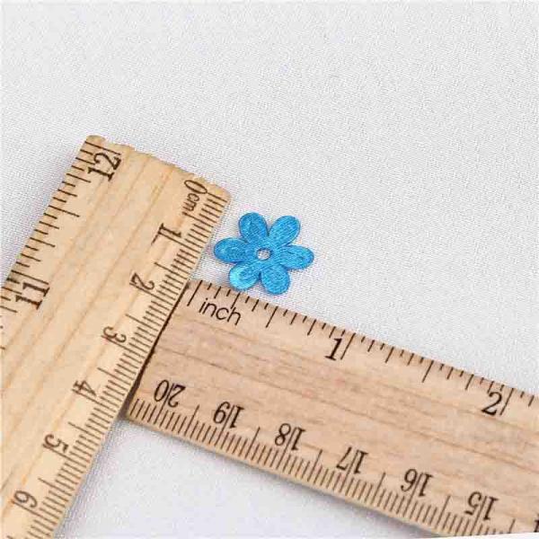 Satin Applique Flower Applique Crafts For Hairpins Parts Size 10 mm