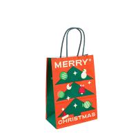 Full Color Recyclable 110gsm Handle Paper Bags For Gift Packaging