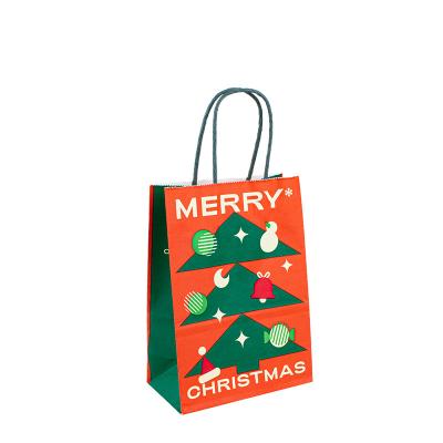 Full Color Recyclable 110gsm Handle Paper Bags For Gift Packaging