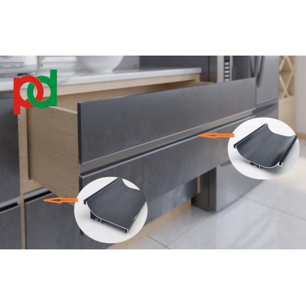 6063 Gola Aluminium Kitchen Profiles Anodized Surface Treatment