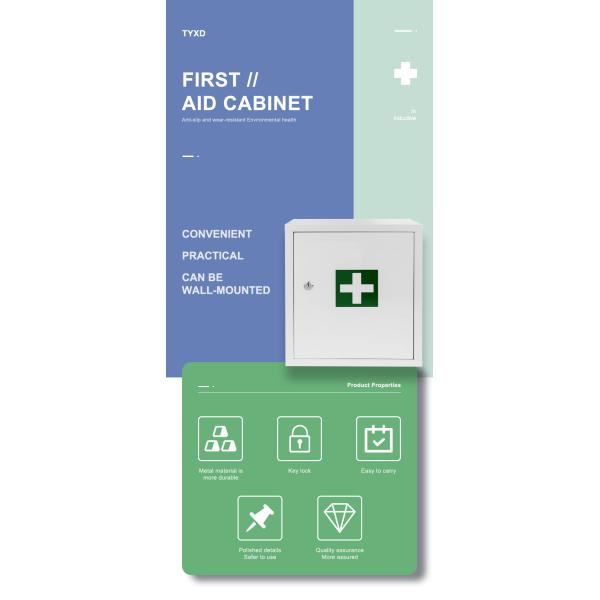 Ключ хранения скорой помощи запирая безопасный медицинский шкаф стены