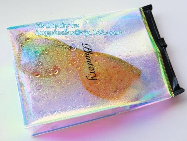 k plastic waterproof bag for swimsuit, slider zipper pvc pouch k bag, facial mask bag custom retail bags cus