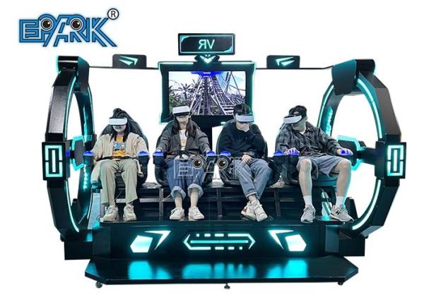 Customizable 9D VR Cinema 4 Person Arcade Motion Spaceship Simulator