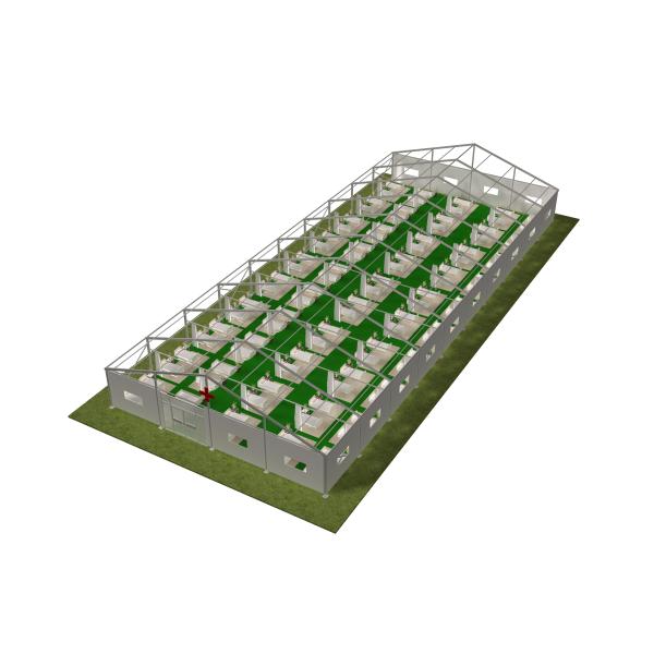 Large Space Hospital Tent Coronavirus Disease COVID-19 Solution For Patients