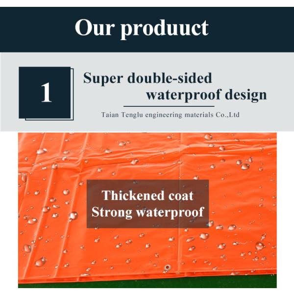 Waterproof Coated Canvas Tarpaulin Pvc Coated Polyester Fabric Tear-Resistant