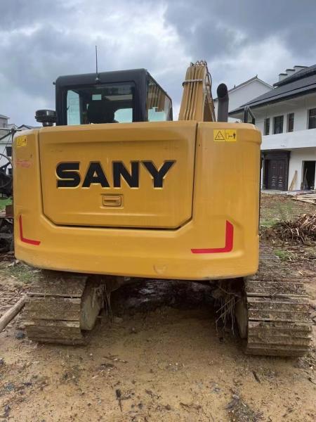 Excavateur Sany SY75 à faible rendement avec soupape hydraulique d'origine et 0-2000 heures de travail