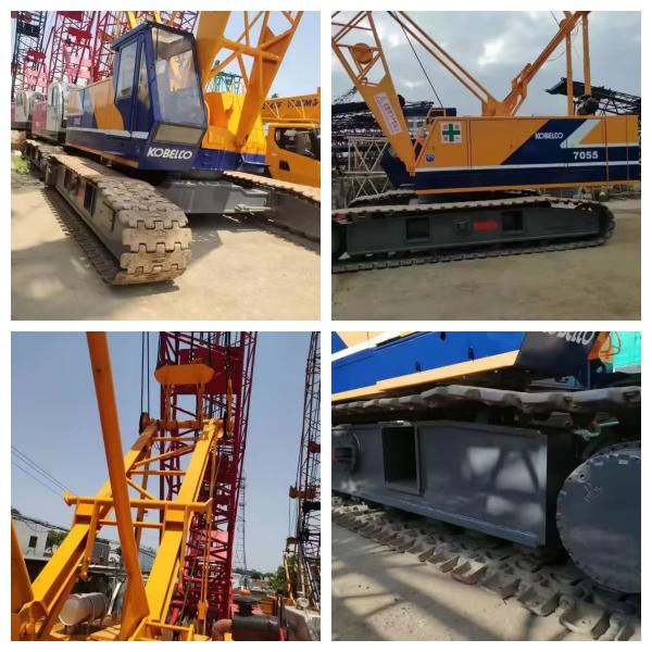 Used KOBELCO 7055 55-Ton Crawler Crane KING | 42m BOOM+REFINERY Ready