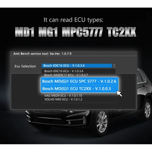 Bench 3.1.3.5 ECUHELP ECU Bench 1.0.7.9 ECU Bench Tool OBD Full Version Support For  MDG1/EDC16 and MG1 MD1 Protocol