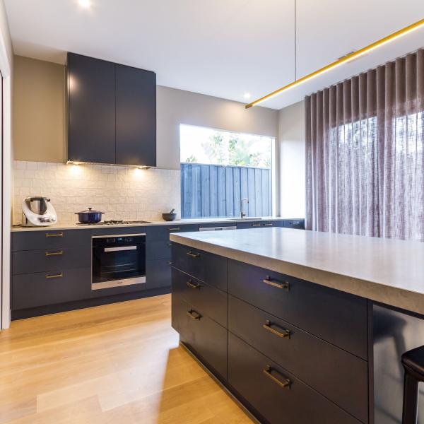 Black Melamine Open Kitchen Cabinet Free Designs Custom Complete Kitchen Island