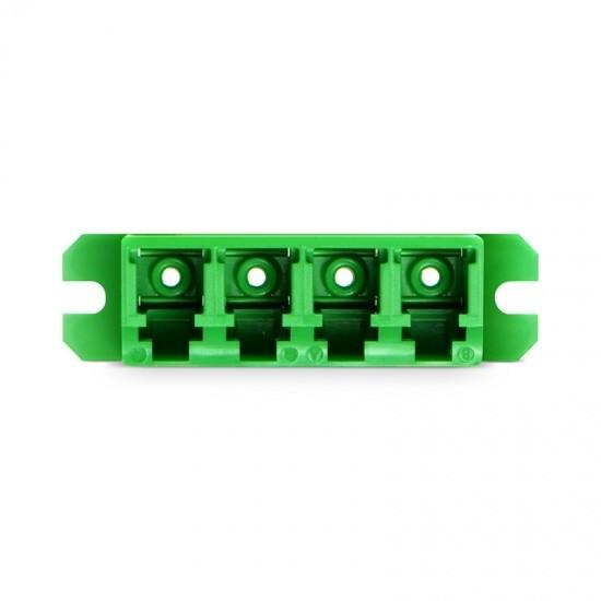 Conector MTP/MPO APC de fibra óptica verde simples para várias aplicações