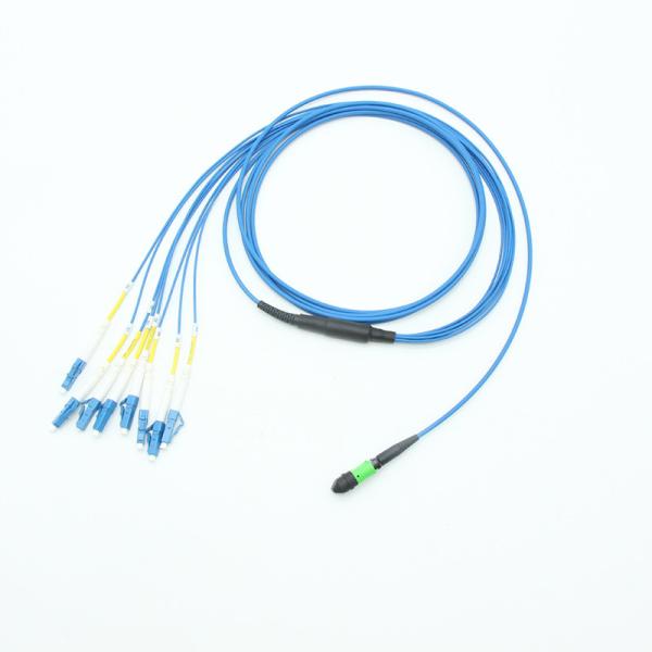 Cabo padrão de fibra ótica do tronco da fibra ótica do Fanout 2.0mm da manutenção programada G657A MPO-LC UPC da perda do cabo de remendo de SENKO