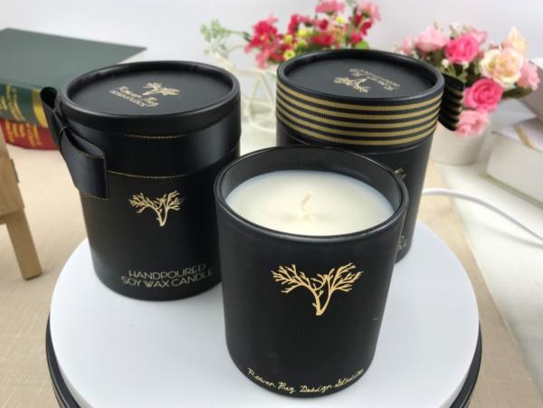 Gold Stamping Perfume Scented Candles Customized Fragrance For Home Decoration