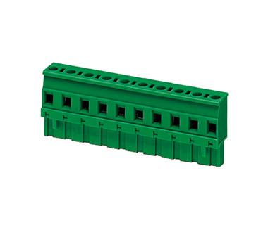 O MERGULHO de H26.0mm obstrui dentro o verde PA66 30-12AWG chapeado SN do conector 1*09P do bloco de terminais
