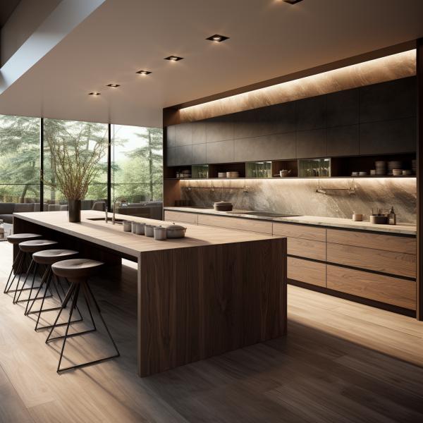 Luxury Modern Kitchen Cabinets Design Stone Island Coque Solid Wood Plywood Stainless Steel Granite Sink Backsplash for Home Use