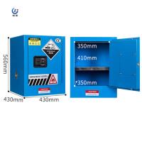 12 Gallon Acid Storage Cabinet Chemical Safety Cupboard With Double Door