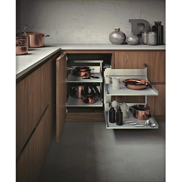 Aluminium Modular Corner Cabinet Solutions Melamine Kitchen Cabinets