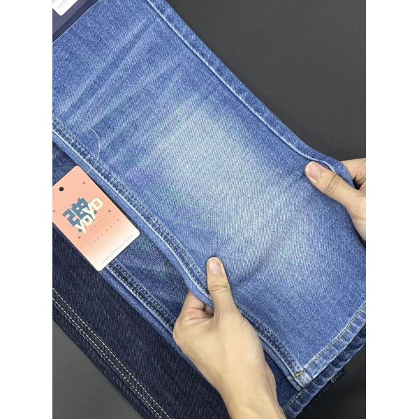 13oz Dark Blue Denim Special Weave High Stretch Denim For Premium Tailoring And Flexible Apparel