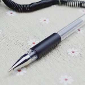 Desk Gel pen,Promotional table gel-ink pen with cap,black counter gel-ink pen,
