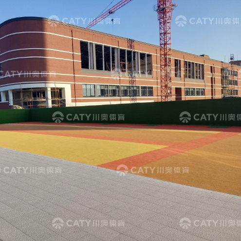 High Density EPDM Flooring Binder Kids Play Area Recreational Playground Racetrack