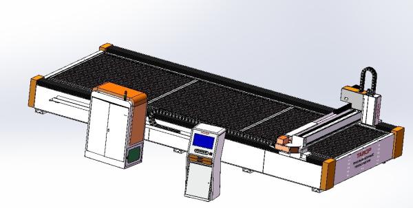 High-Precision Single-Table Fiber Laser Cutter 6kW–50kW IPG/CYPCUT 6000E EU/US/Chile