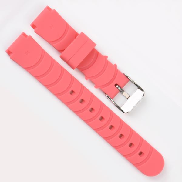 Waterproof Narrow Watch Band , 14mm Rubber Watch Strap Durable